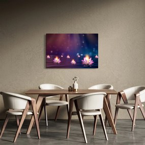 Tablou - Nuferi magici (90x60 cm)