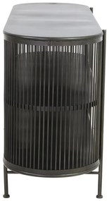 Comodă joasă din metal negru 149x80 cm Yinthe - Light &amp; Living