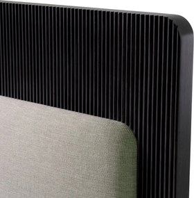 Pat dublu design LUX Dimitrios 180x210cm, gri carbune