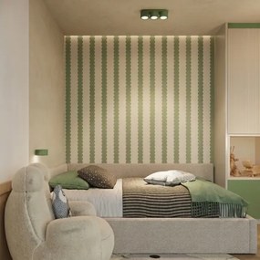 Sollux SL.2615 - Aplica de perete AURA 1xGX53/10W/230V verde
