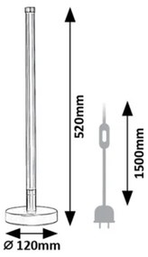 Lampă LED de masă Rabalux 74165 NIVARO LED/8W/230V 3000K