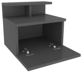 Noptieră NOVEN antracit