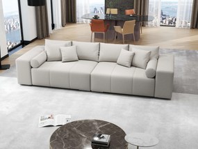 Canapea extensibilă dumonde cu ladă de depozitare si sezut confortabil din spuma high-density, Marbela Enjoy Beige XXL 295x100 cm
