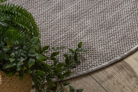 Covor SISAL SION cerc A5165A Melanj țesute plate bej