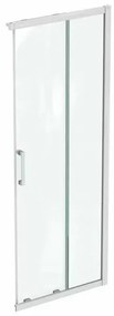 Cabina de dus patrata cu usi glisante Ideal Standard Connect 2 80x80 profil alb