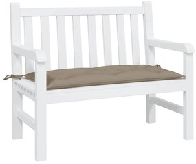 vidaXL Pernă bancă de grădină, gri taupe, 100x50x7 cm, material oxford