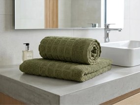 Prosop SOFT 50 x 100 cm verde masliniu, 100% bumbac