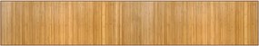 vidaXL Covor dreptunghiular, natural, 60x400 cm, bambus