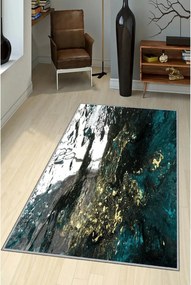Covor hol EXFAB264, 80x200 cm, forma dreptunghiulara, poliester, multi