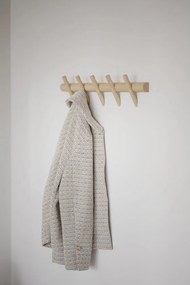 Cuier de perete în culoare naturală din lemn masiv de stejar Hillmond – Rowico