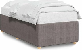 vidaXL Cadru de pat fără saltea Taupe 80x200 cm țesătură