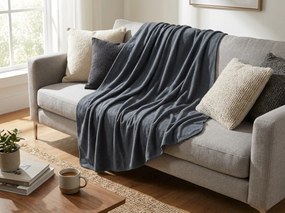 Patura fleece MELVIRA DUO, sarda Dimensiune: 150 x 200 cm
