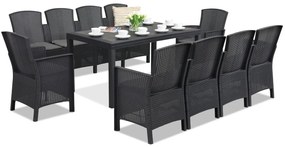Mobilier de terasă Lido Apetito Max 10 antracit Bica