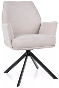 Scaun Hugo bej deschis/negru Brego22