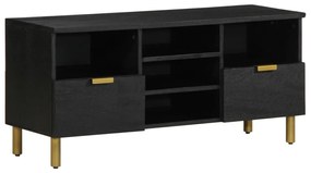 vidaXL Dulap TV, negru, 100x33x46 cm, lemn prelucrat