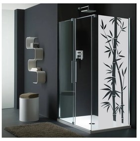 Autocolant rezistent la apă, pentru cabina de duș, Ambiance Bamboo