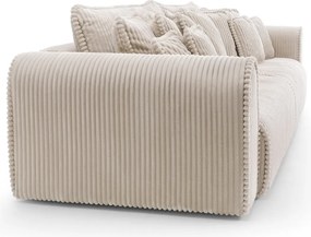 Canapea lemn masiv Big Buddy Extensibila, 302 × 92 × 130 cm
