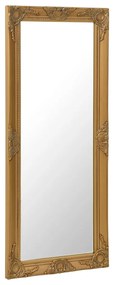 Oglinda de perete in stil baroc, auriu, 50 x 120 cm 1, Auriu, 50 x 120 cm