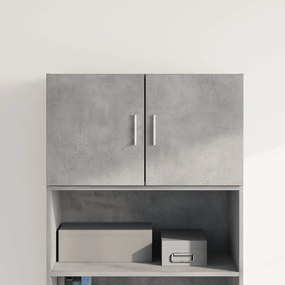 vidaXL Dulap de perete, gri beton, 70x42,5x40 cm, lemn prelucrat