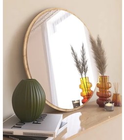 Oglindă de perete OZZE d. 60 cm maro