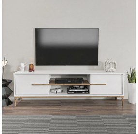Dulap TV Eslametta (alb + Nuc). 1107292