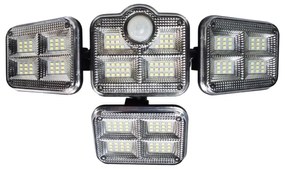 Proiector solar LED 30W/3,7V 2400 mAh IP47 cu senzor mișcare și crepuscul + DO