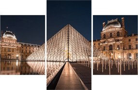 Tablou - Louvre noaptea (90x60 cm)