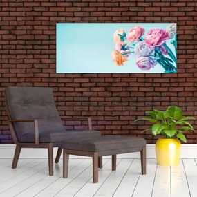 Tablou - Flori în vază (120x50 cm)
