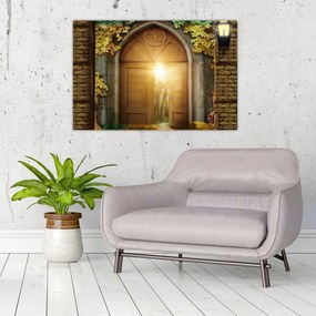 Tablou - Poarta din pădure (90x60 cm)