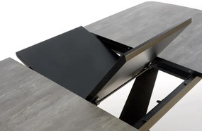 Set masa extensibila Vinston 180-230 cm + 4 scaune K424 gri/negru