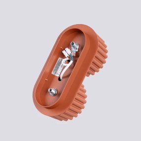 Sollux SL.1803 - Lampă spot AURA 2xGX53/10W/230V portocalie