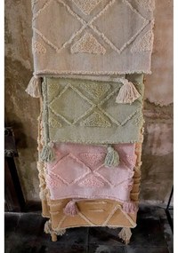 Covor alb lavabil/țesut manual din bumbac 140x200 cm Tribu Natural – Lorena Canals