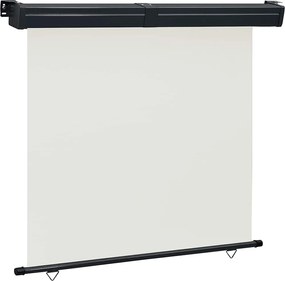 vidaXL Copertină laterală de balcon, crem, 165 x 250 cm