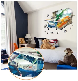 Sticker perete 3D Plane