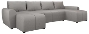 Set canapea universala, gri, DELIN U UNI