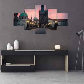 Tablou - Pe podul lui Carol,Praga (125x70 cm), în 40 de alte dimensiuni noi