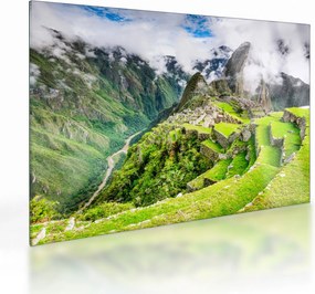 Tablou pe sticlă - Machu Picchu (70x50 cm)