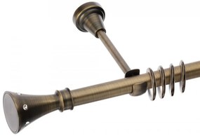 Galerie simpla CARTER 19 mm patyna (Alege marime: 160 cm)