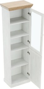 Vitrină, pin nordic/stejar sălbatic, ROYAL W1D