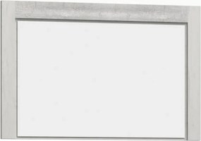 Oglinda INFINITY I-12, frasin alb, PAL melaminat, 120x2x80 cm