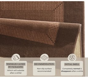 Covor Hanse Home Basic, 160x230 cm, maro