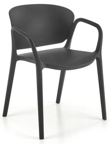 Scaun de bucaterie Layne, negru