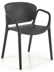 Scaun de bucaterie Layne, negru