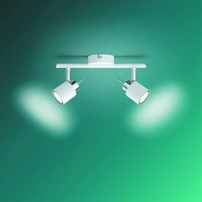 Spot MERANTI 2xGU10/35W/230V alb Philips