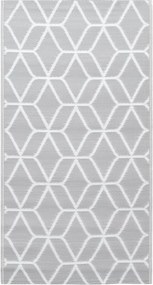 vidaXL Covor de exterior, ARAKIL gri, 120x180 cm, PP