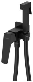 Deante BQL_N34M - Baterie pentru bideu BLUR cu duș, pentru montaj încastrat, negru