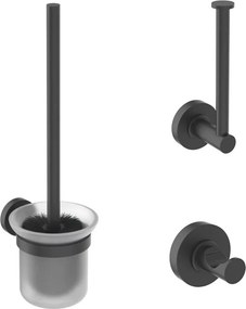 Set accesorii Ideal Standard IOM 3 in 1 negru mat