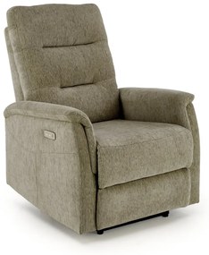 Fotoliu recliner Jamal stofa olive H105 cm