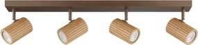 Brilliant - Corp de iluminat tip spot LAKEWOOD 4xGU10/10W/230V, maro