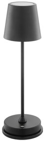 Brilliant - Lampă de masă LED tactilă, reîncărcabilă și reglabilă ELORA LED/2,5W/5V 2700K IP44, negru